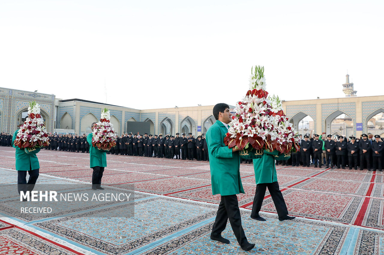 اهتزاز پرچم سبز رضوی 