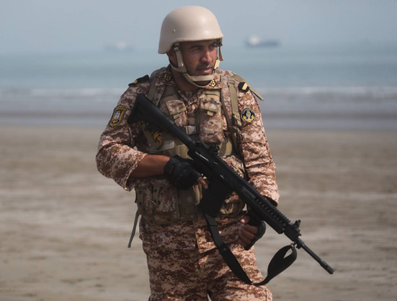 رزمایش نیروهای دریایی ایران و روسیه