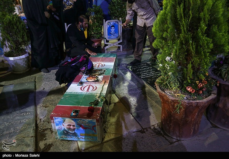  ورود پیکر مطهر سردار حجازی به اصفهان