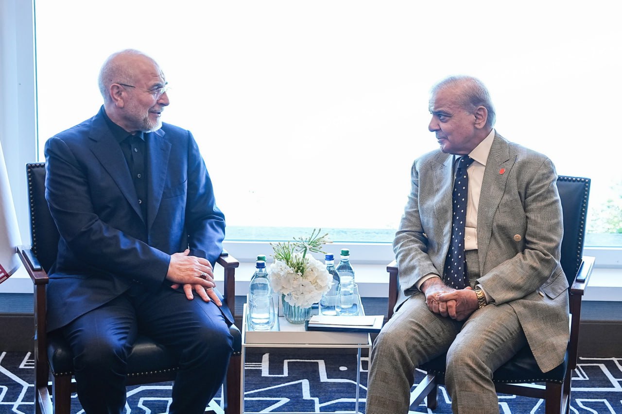 دیدار نخست وزیر پاکستان با قالیباف