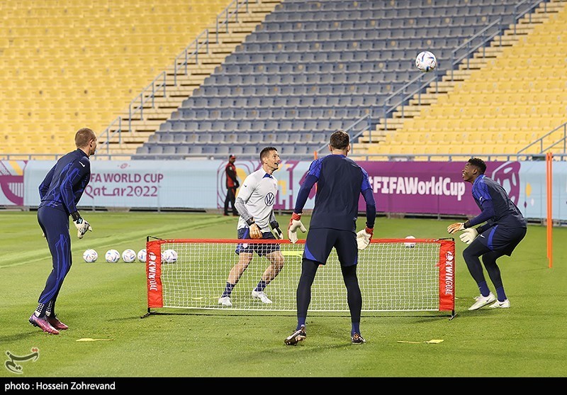 تمرین تیم ملی آمریکا 