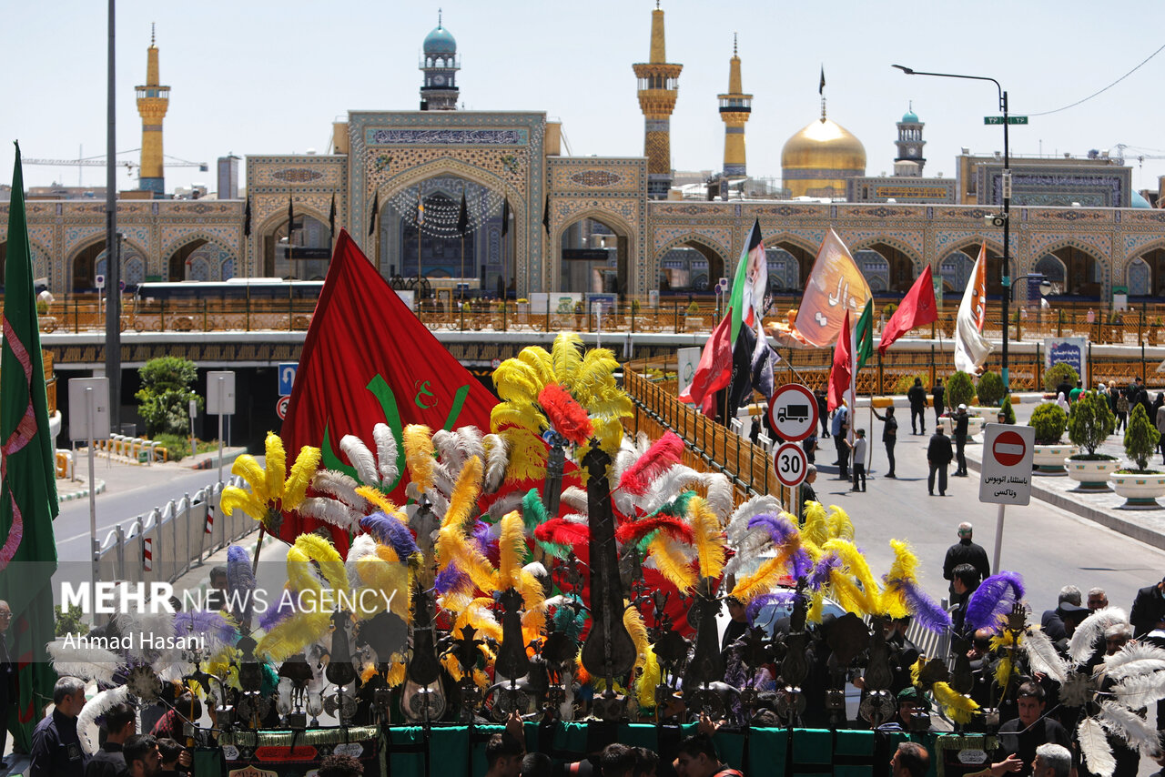 اجتماع عزاداران مشهدالرضا در روز شهادت امام جوادالائمه(ع)