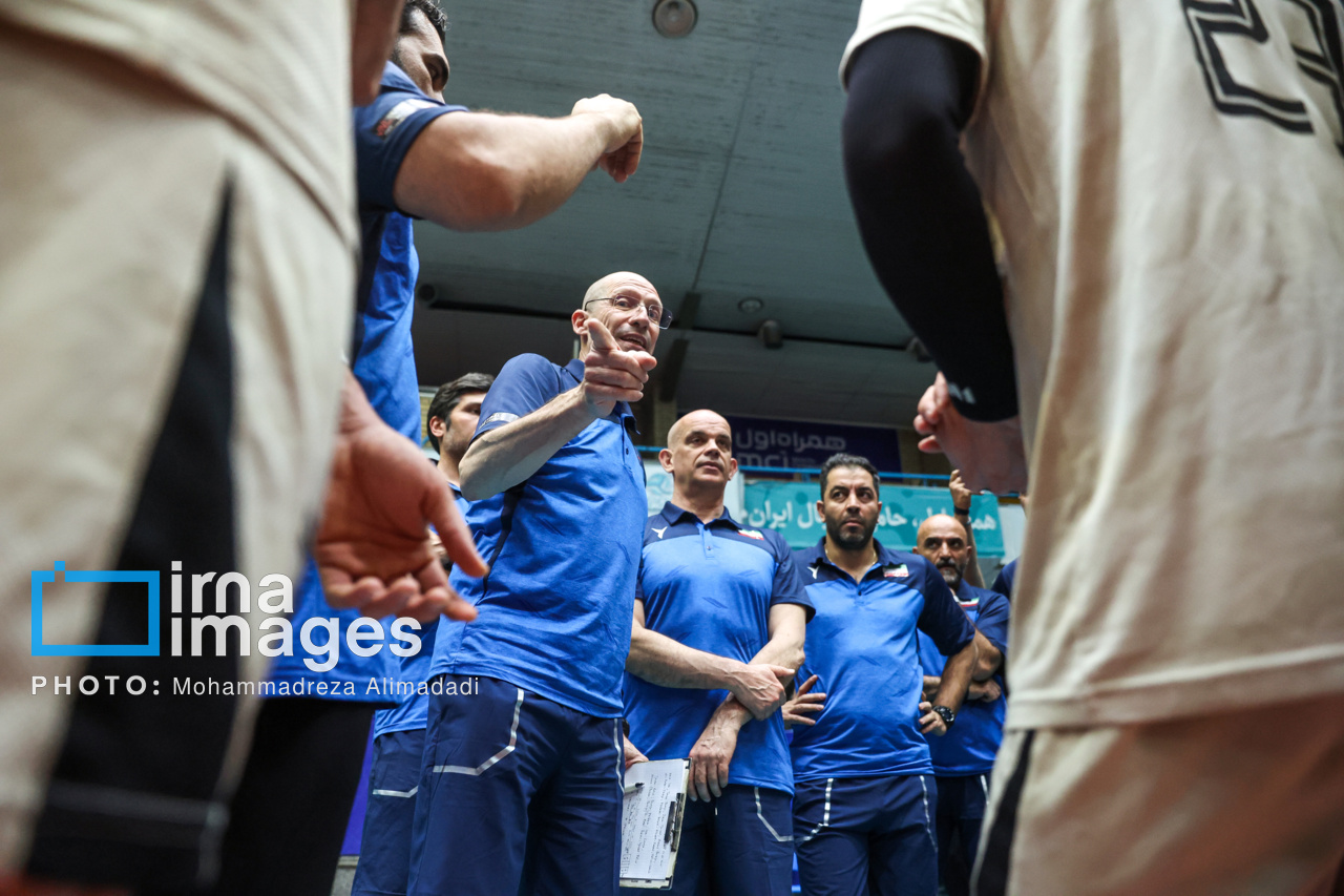 تمرین تیم ملی والیبال