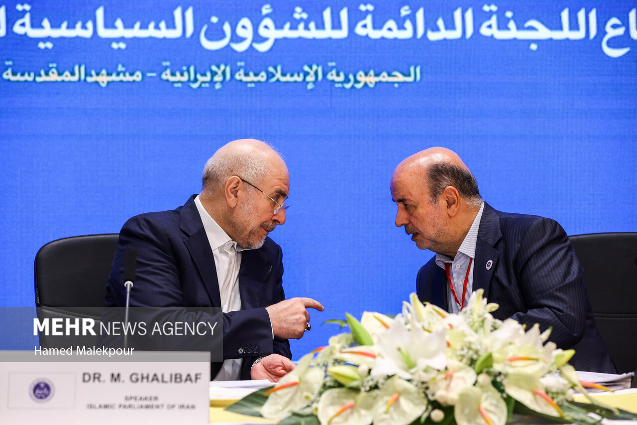 سفر رئیس مجلس به مشهد مقدس