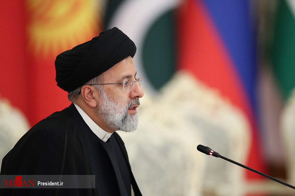 سخنرانی رئيسی در اجلاس سران شانگهای