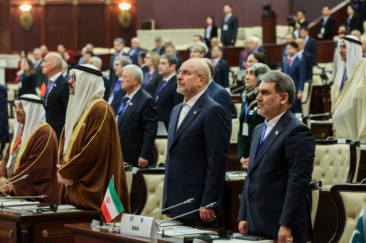 حضور باقر قالیباف در نشست مجمع بین‌المجالس آسیایی