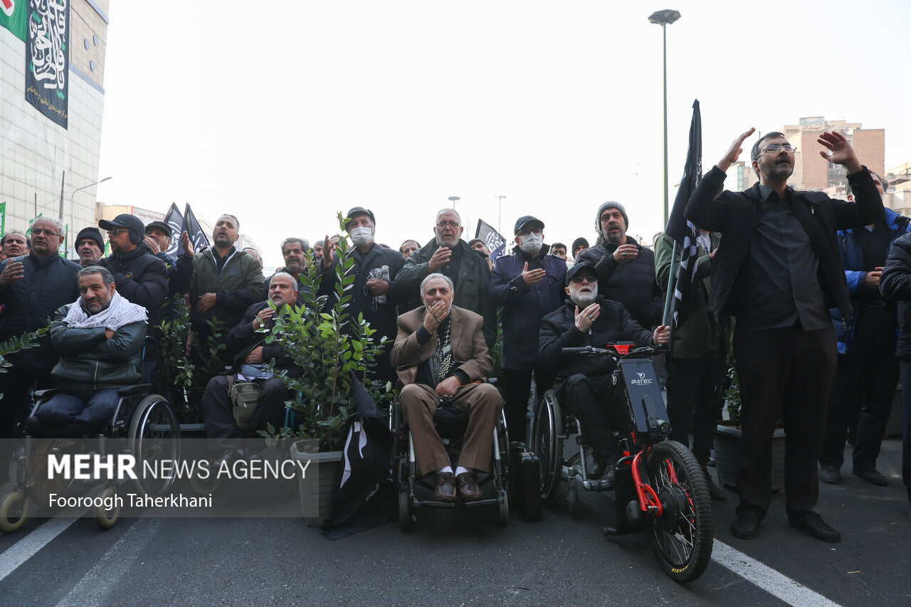 اجتماع بزرگ هیئت های فاطمی در میدان هفت تیر
