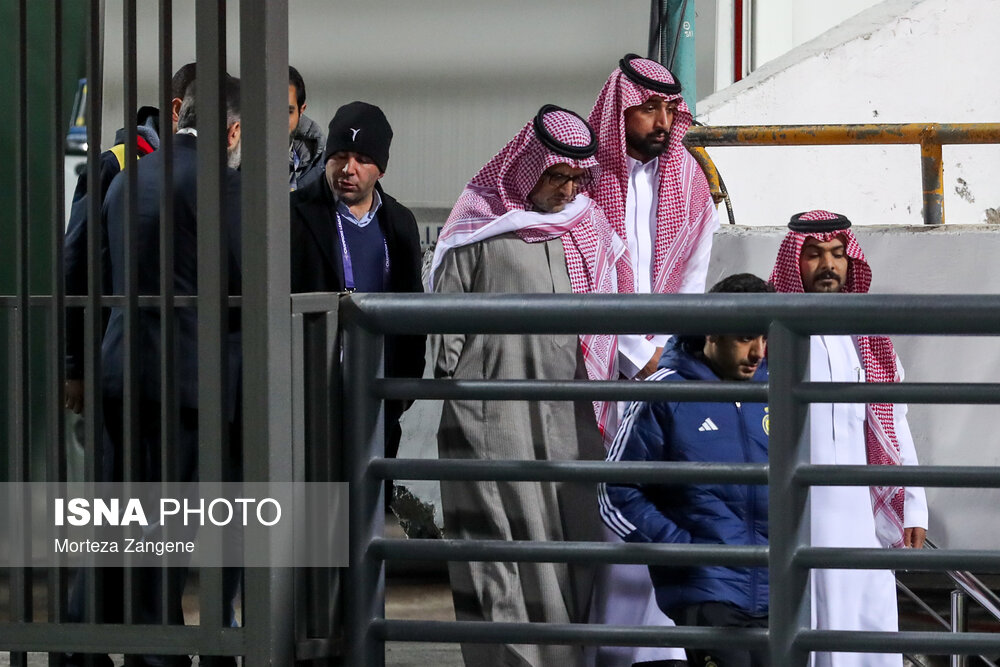بازدید تیم فوتبال النصر عربستان از ورزشگاه آزادی