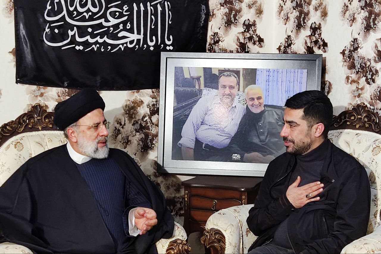 رئیسی در منزل سردار شهید سید رضی موسوی