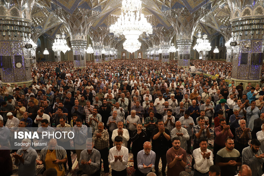 نماز عید سعید قربان در حرم مطهر رضوی