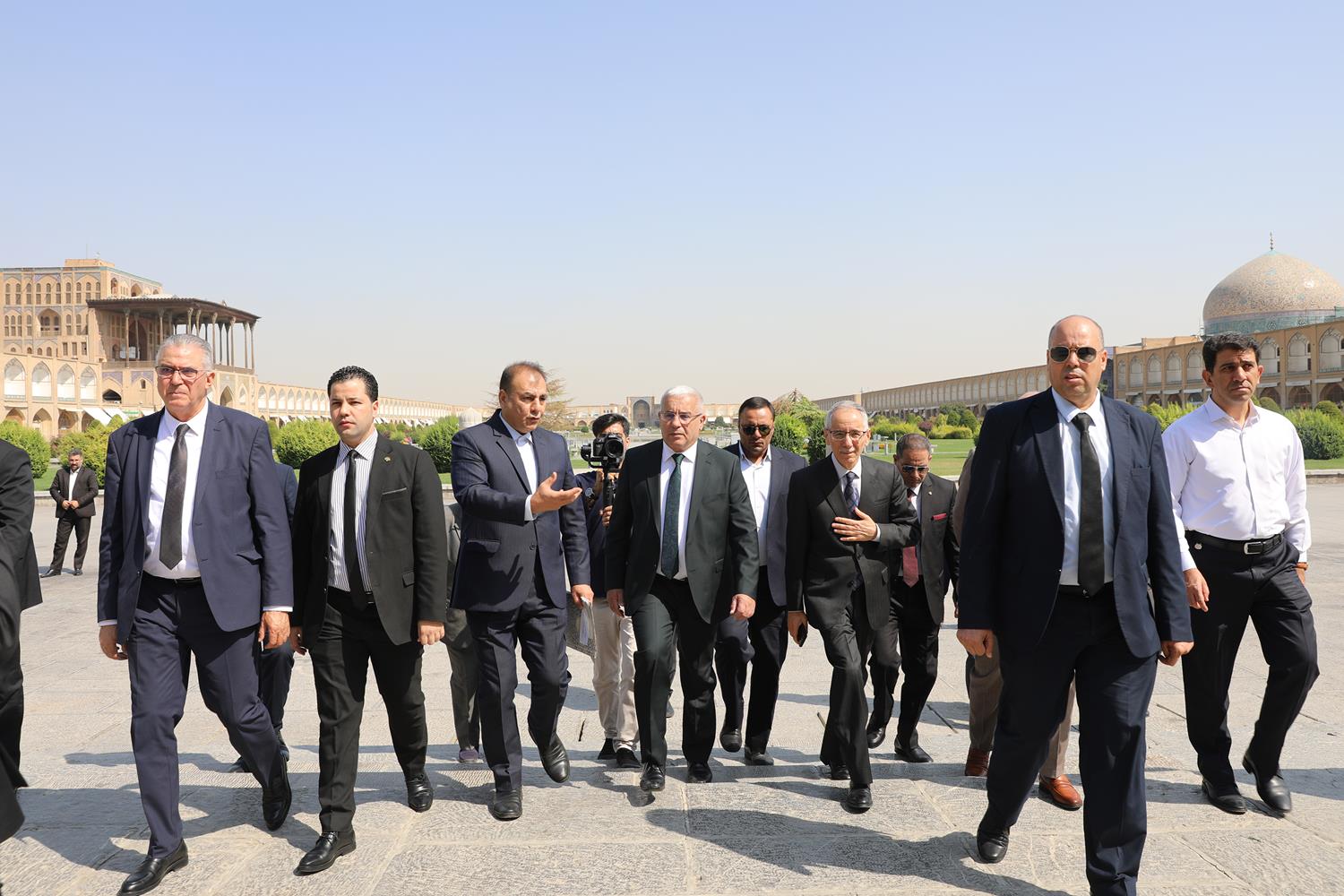 بازدید رئیس مجلس الجزایر از مجموعه تاریخی نقش جهان