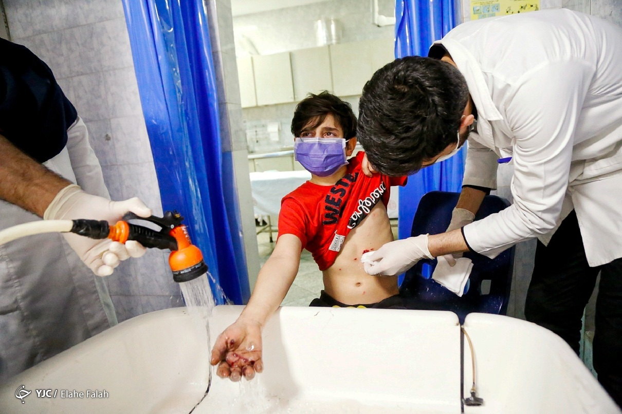 مصدومان چهارشنبه آخر سال