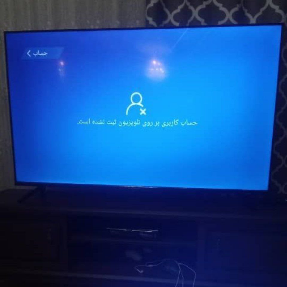 تصویری از صفحه نمایش خطای تلویزیون‌های هوشمند اسنوا یا دوو که پیام به‌روزرسانی ناموفق را نشان می‌دهد.