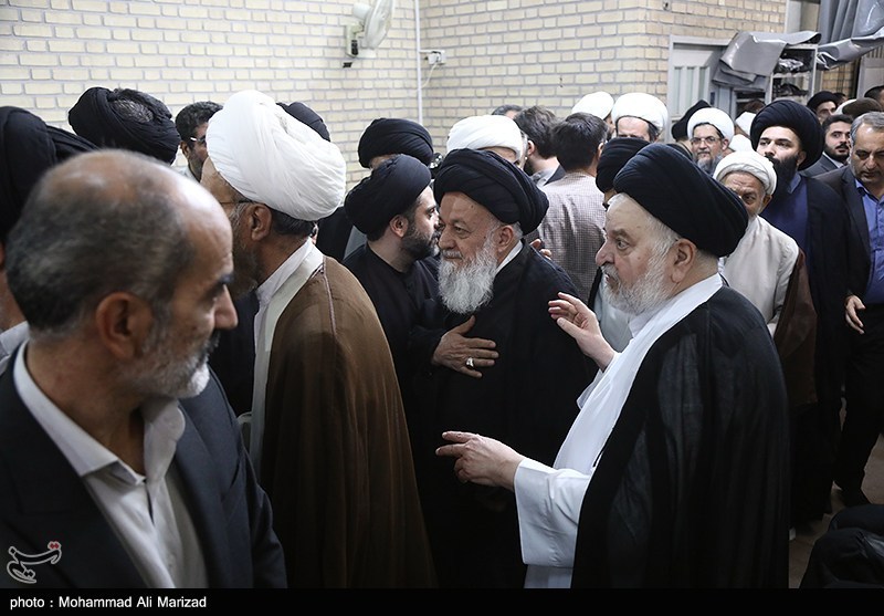  مراسم ترحیم و بزرگداشت همسر آیت‌الله سیستانی در قم