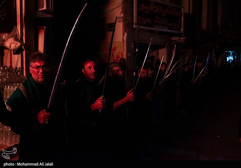 مراسم سنتی مشق شمشیر در قم