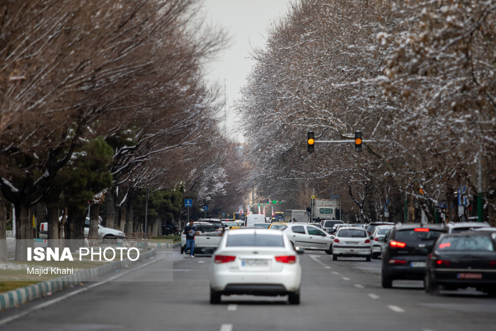 بارش برف در تهران