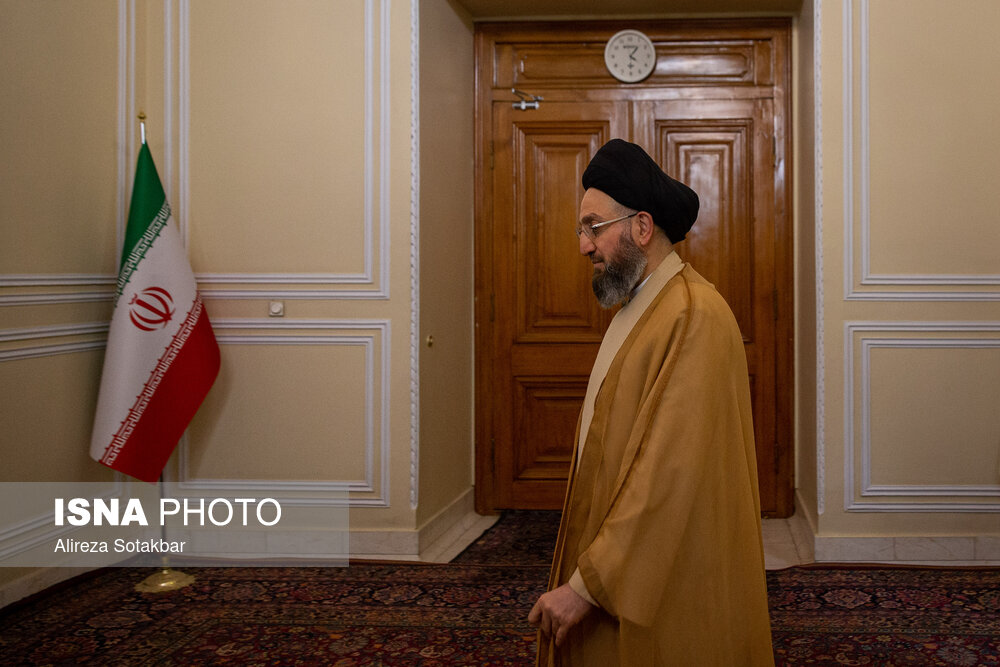 دیدار سیدعمار حکیم با رئیس مجلس