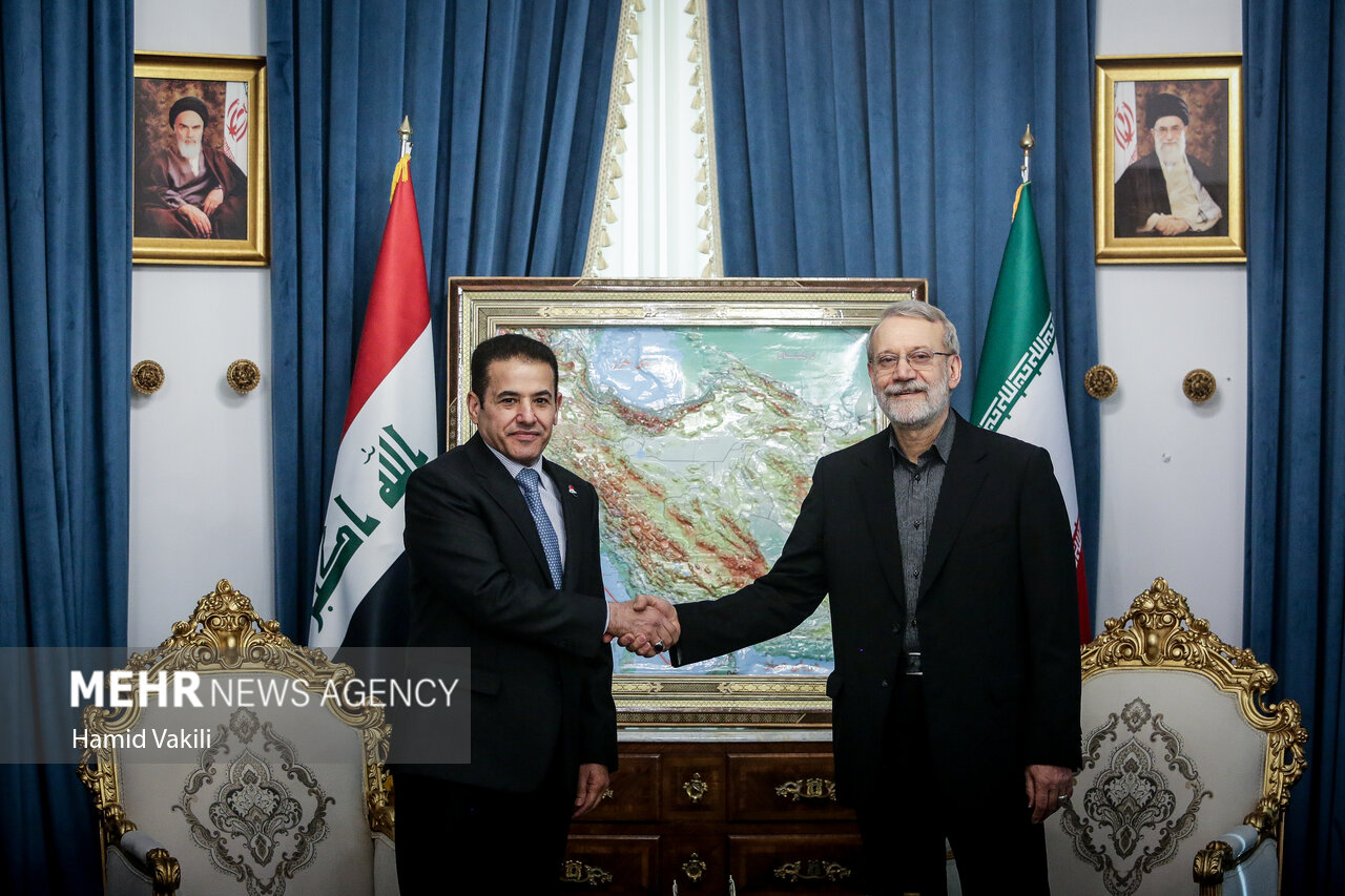 دیدار علی لاریجانی با مشاور امنیت ملی جمهوری عراق