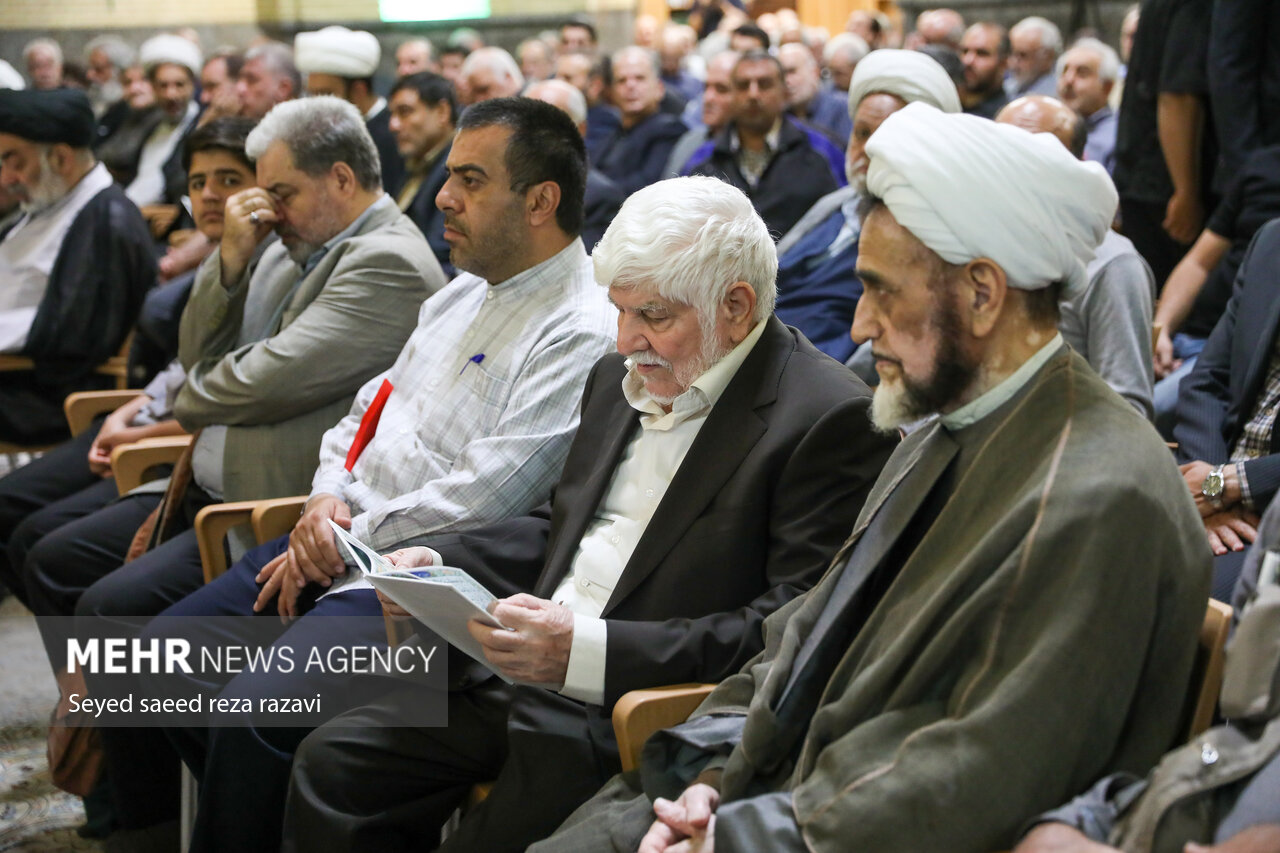 مجلس ترحیم همسر آیت الله سیستانی در تهران