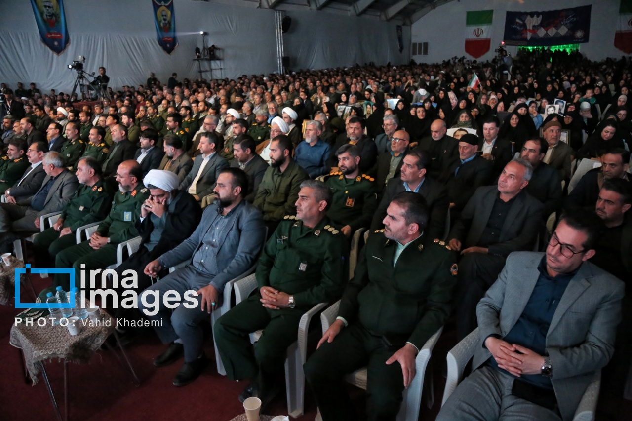 حضور قالیباف در کنگره ملی سه هزار شهید خراسان شمالی