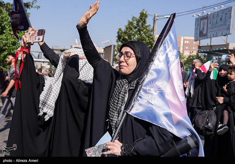مراسم تشییع پیکر مطهر آقای شهید ایران