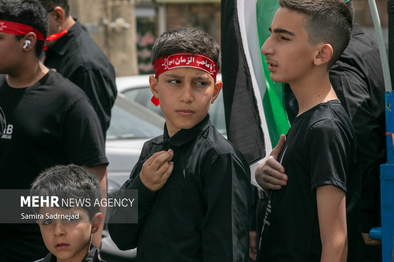 دسته عزاداری روز شهادت امام جعفر صادق (ع)