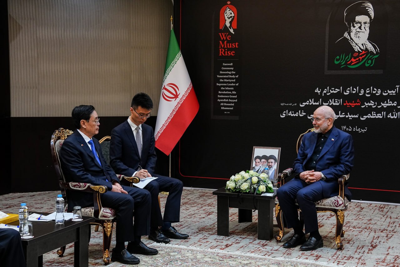 دیدار معاون کنگره خلق چین  با قالیباف