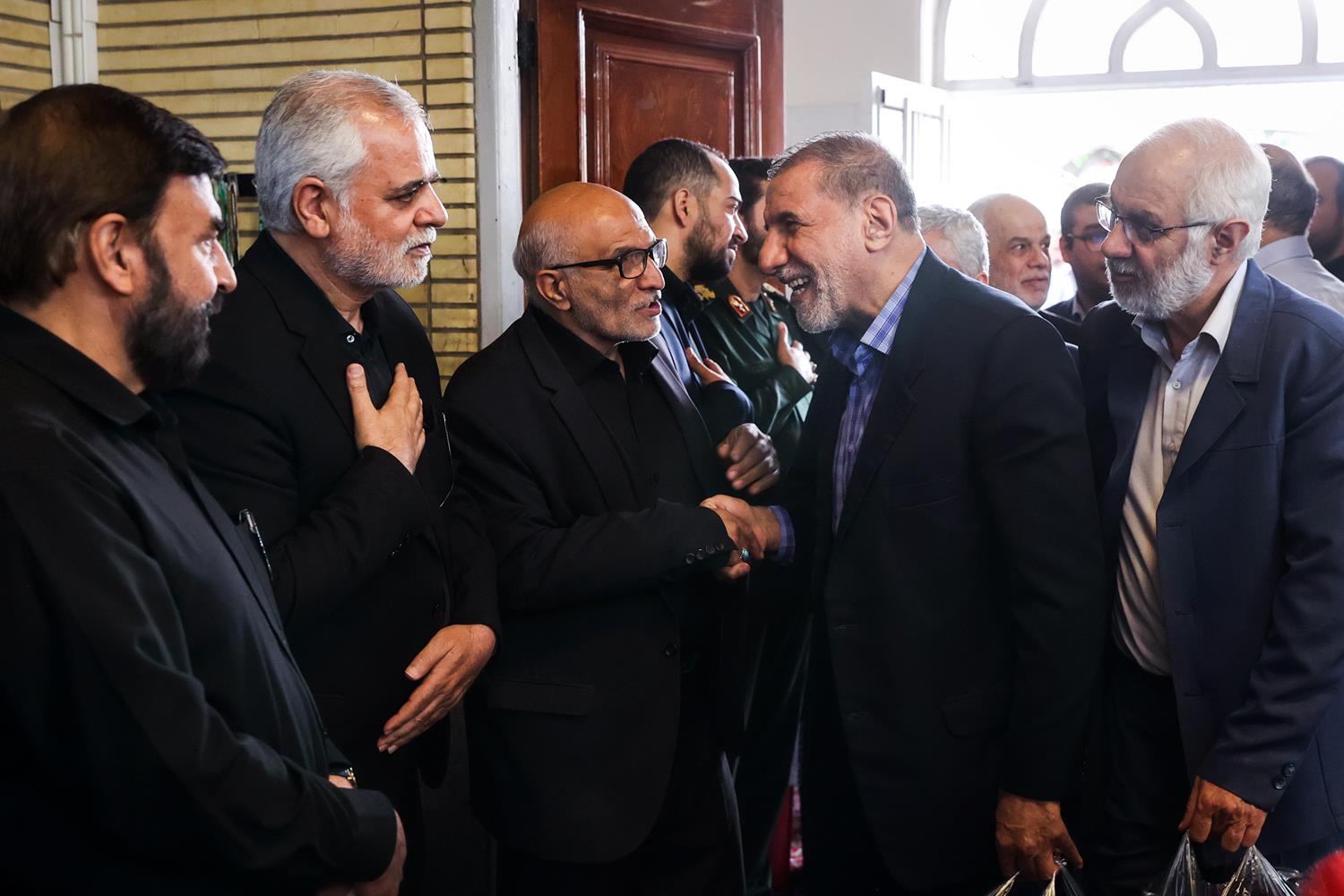 حضور قالیباف در مراسم ترحیم سردار شهید حسین خالقی