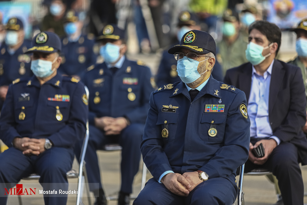 قالیباف در مراسم تشییع پیکر خلبان شهید