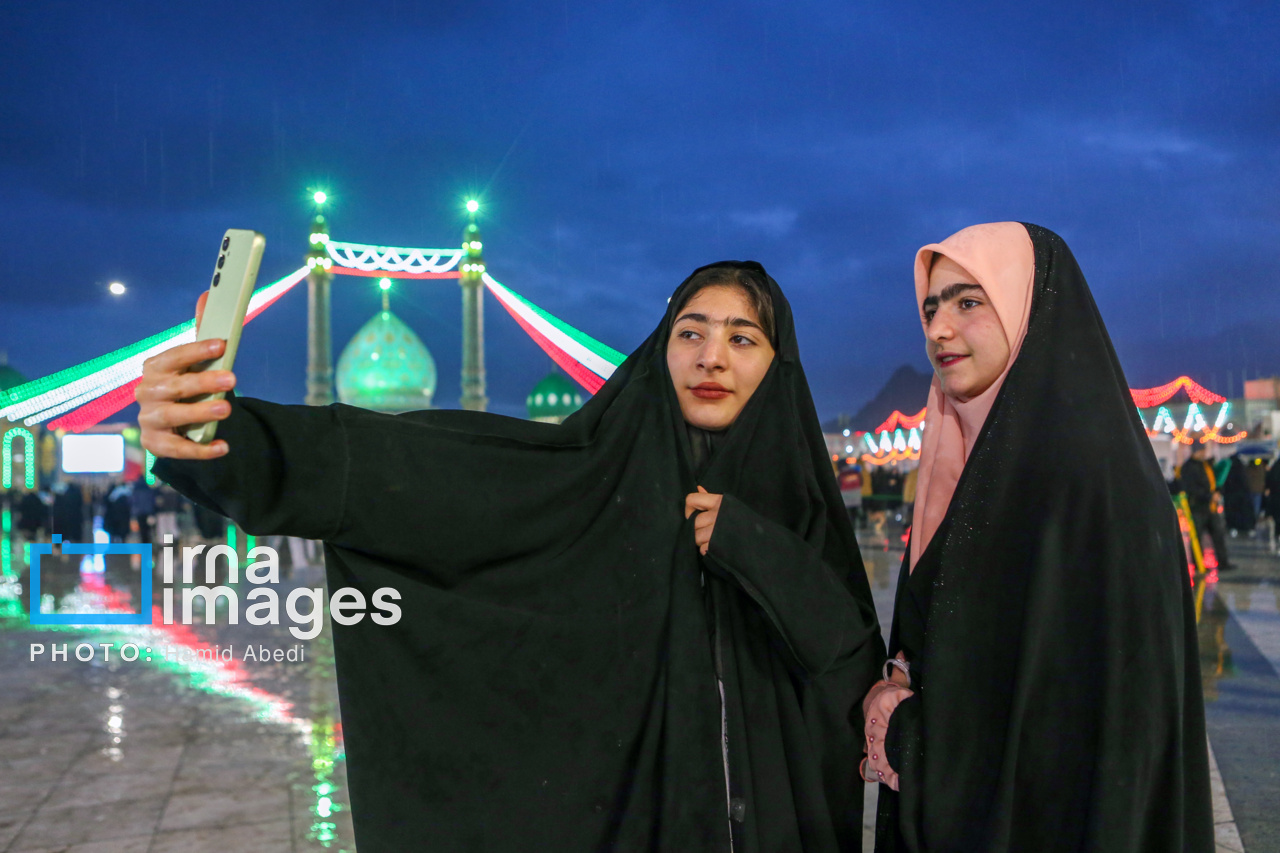 شب نیمه شعبان در مسجد جمکران