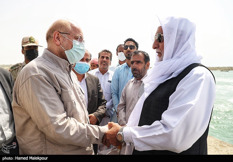 سفر جهادی رئیس مجلس به بندر جاسک 