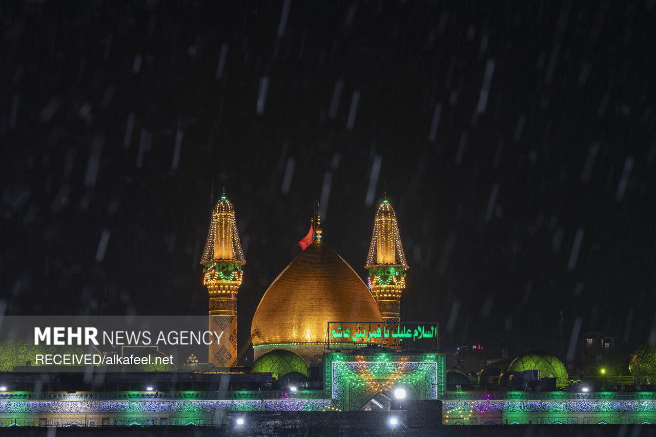 حال و هوای کربلا در شب نیمه شعبان