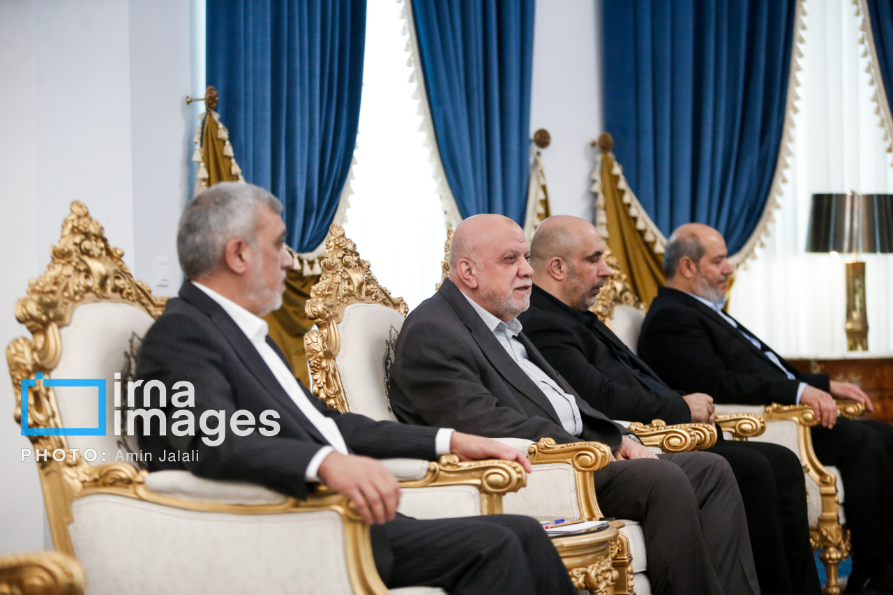 دیدار اعضای شورای رهبری حماس با احمدیان