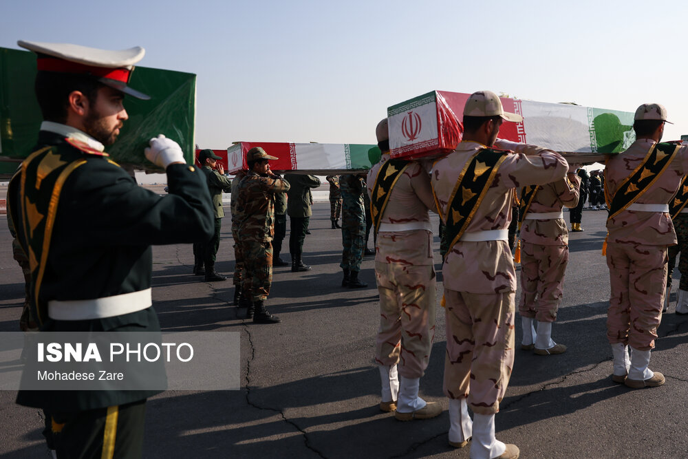 آیین استقبال از پیکرهای مطهر شهدای گمنام - مشهد