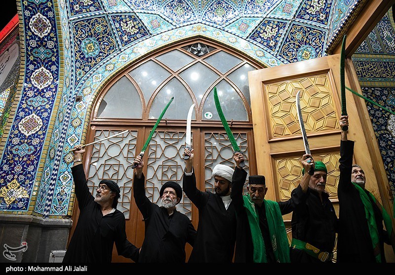 مراسم سنتی مشق شمشیر در قم