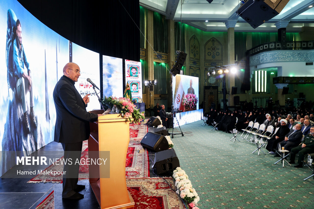 قالیباف در مراسم سیزدهمین سالگرد شهادت سردار شهید حسن طهرانی مقدم