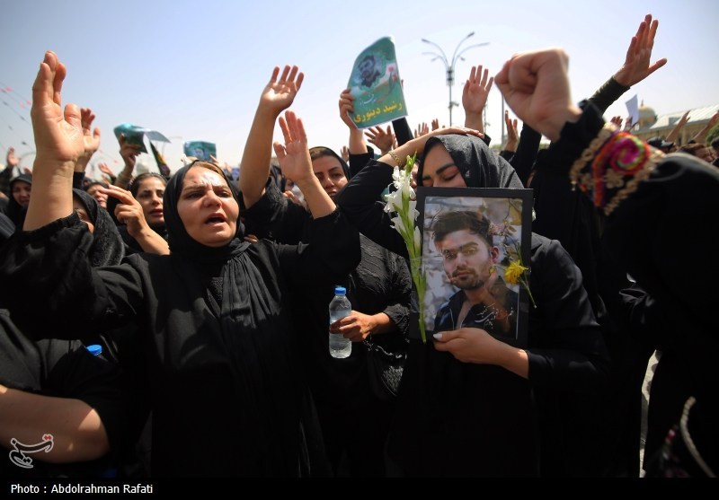 تشییع پیکر شهدای حملات رژیم صهیونیستی در همدان