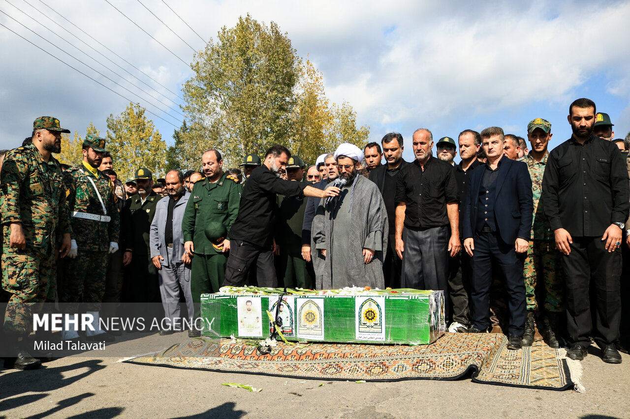 تشییع پیکر شهید امنیت «پویا رحمت‌طلب ضیابری»