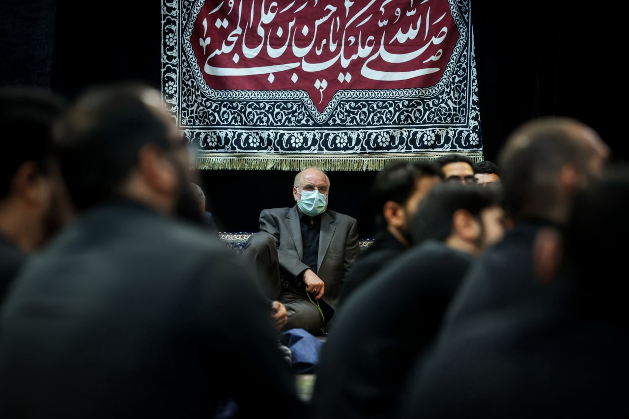 قالیباف در مراسم عزاداری