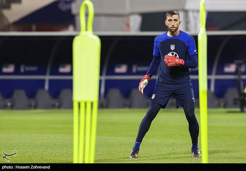 تمرین تیم ملی آمریکا 