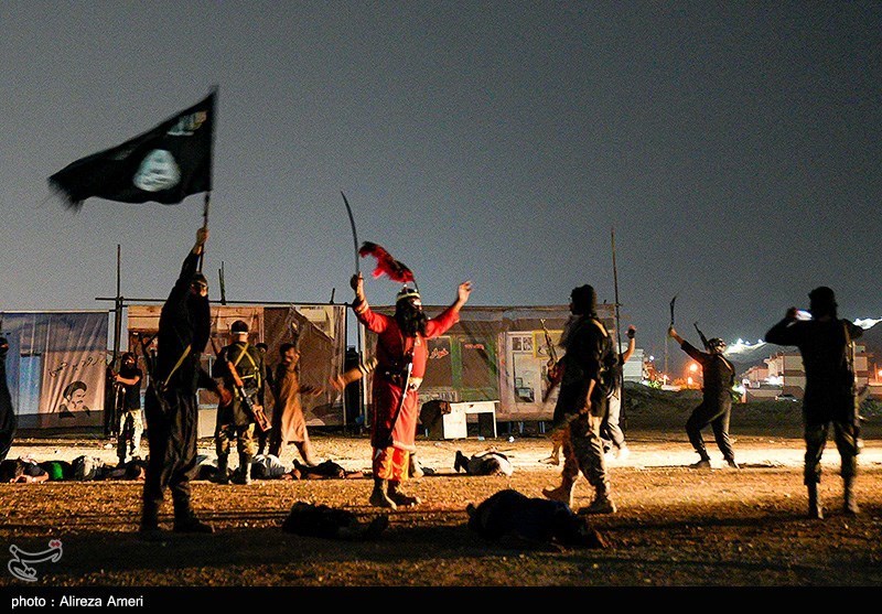 رزمایش رزمی هنری در راه قله