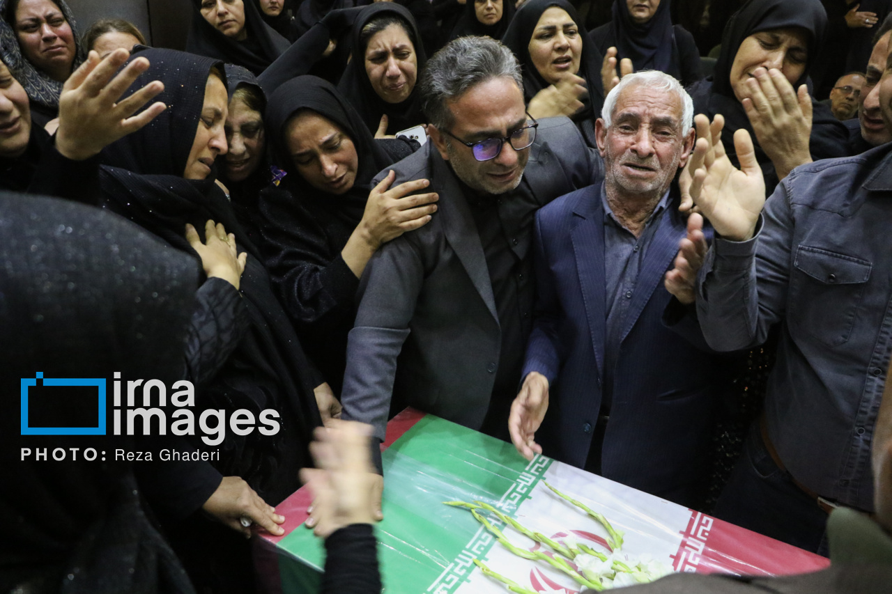 تشییع پیکر مطهر شهیدقاضی « احسان باقری»