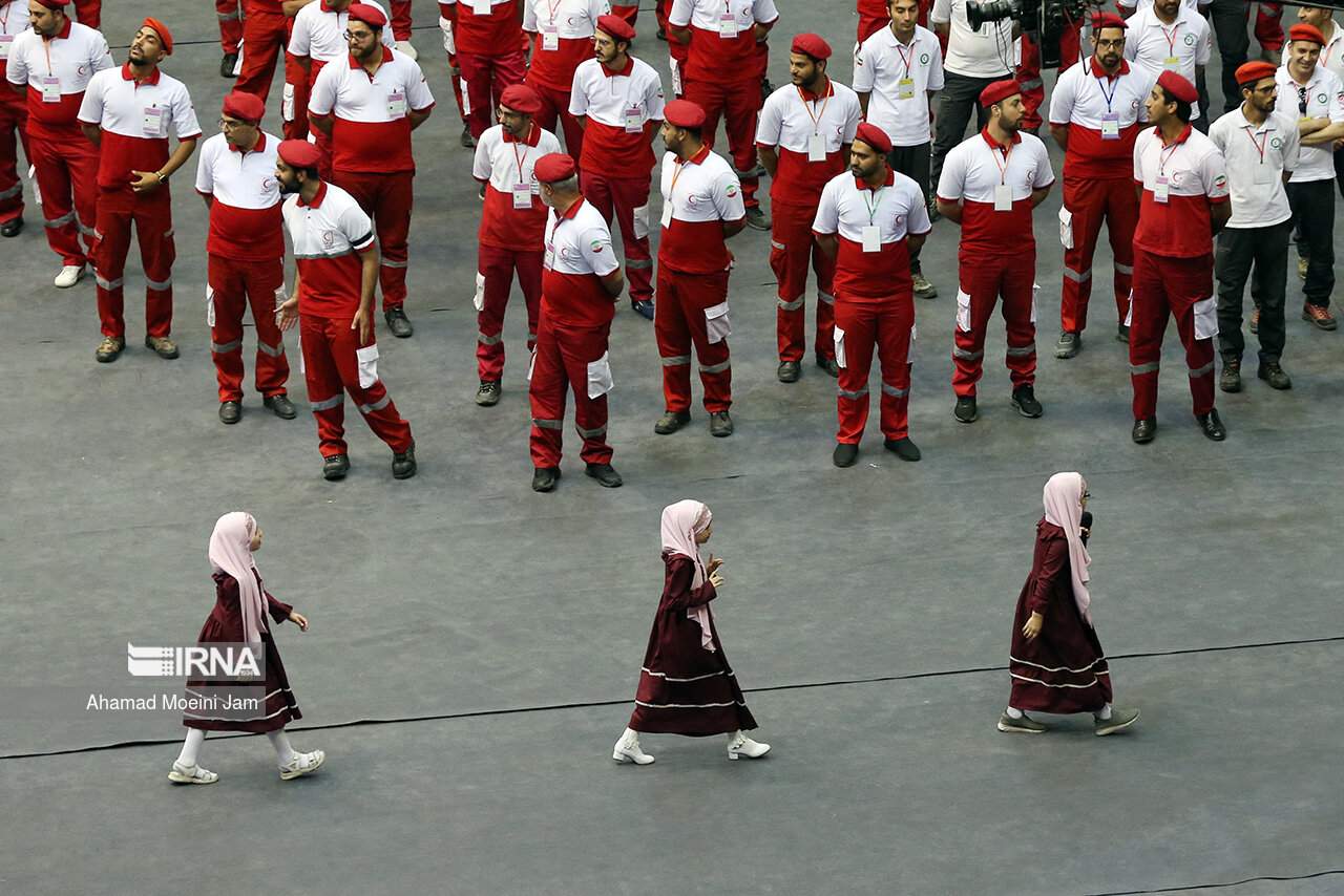 حضور رئیسی در مراسم روز جهانی صلیب سرخ و هلال احمر