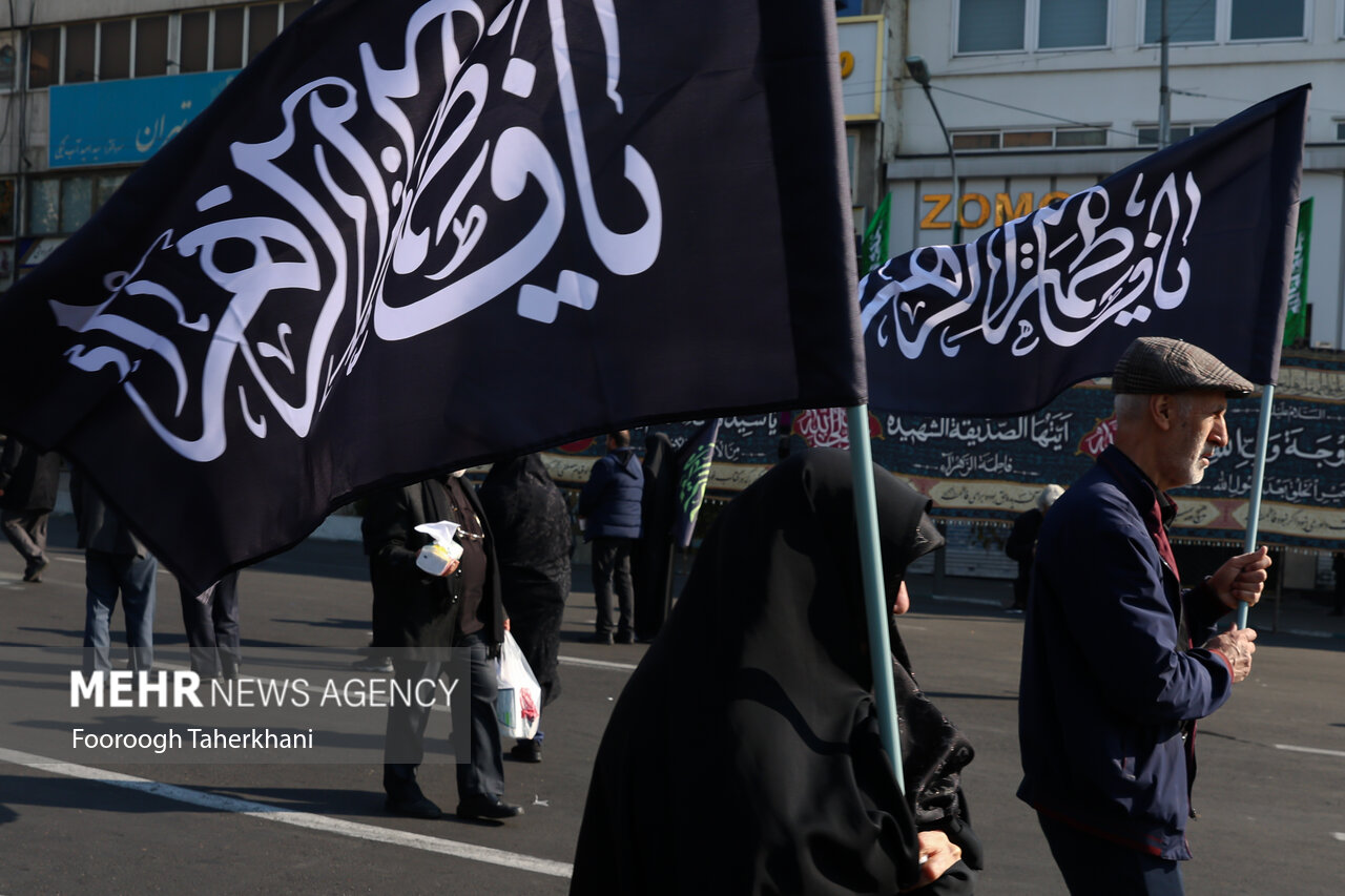 اجتماع بزرگ هیئت های فاطمی در میدان هفت تیر