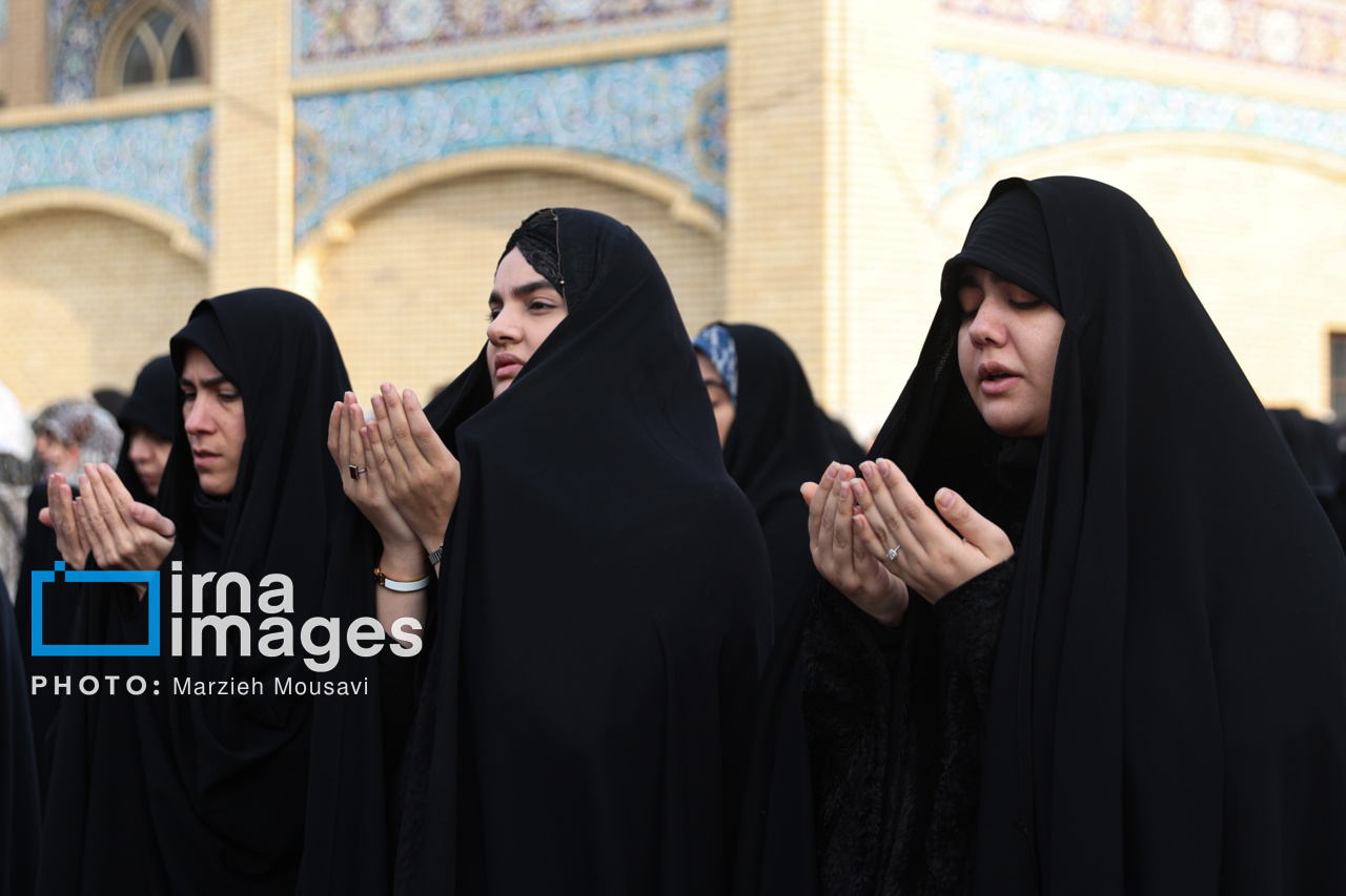  اقامه نماز باران حرم حضرت عبدالعظیم حسنی (ع)