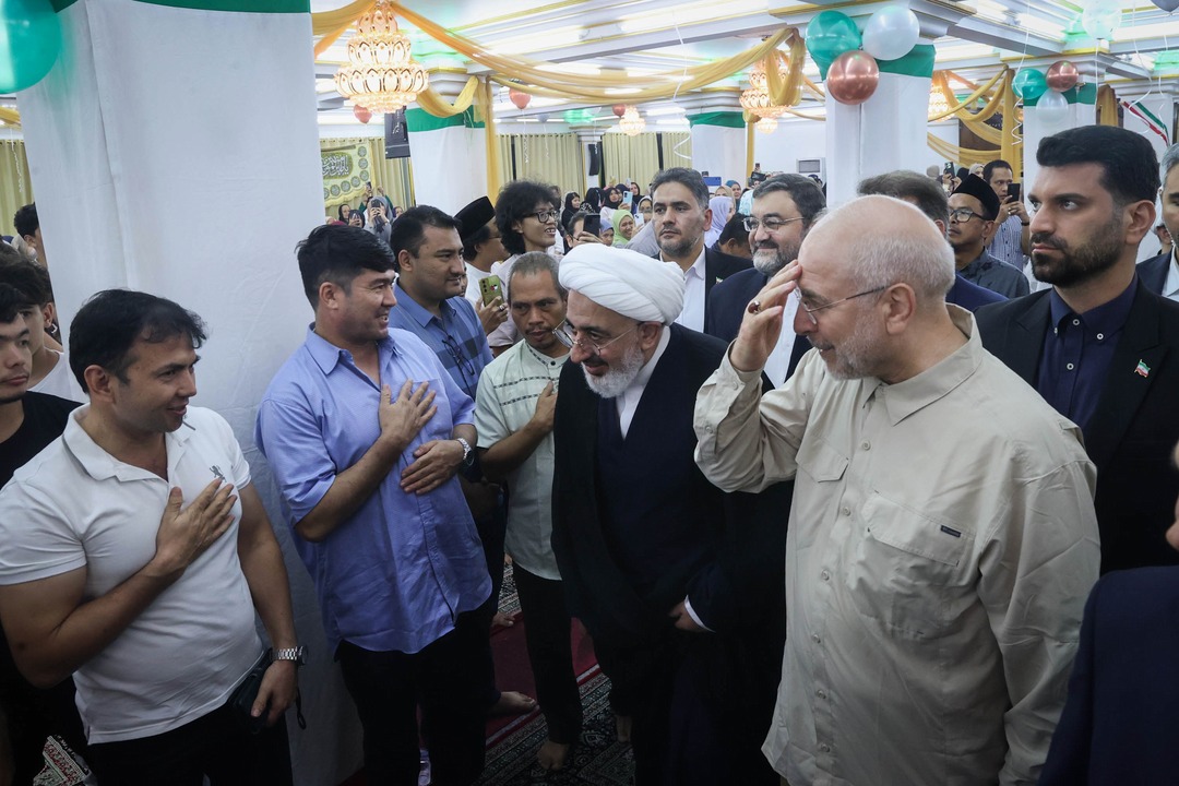 حضور قالیباف در مرکز فرهنگی اسلامی اندونزی