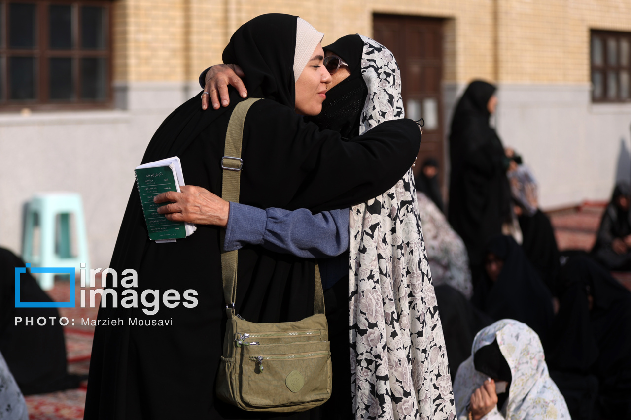  اقامه نماز باران حرم حضرت عبدالعظیم حسنی (ع)