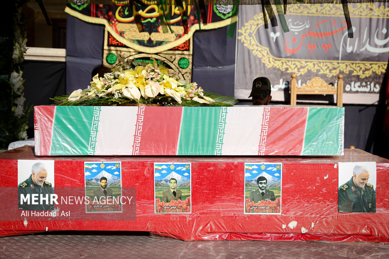 تشییع پیکر شهید گمنام 