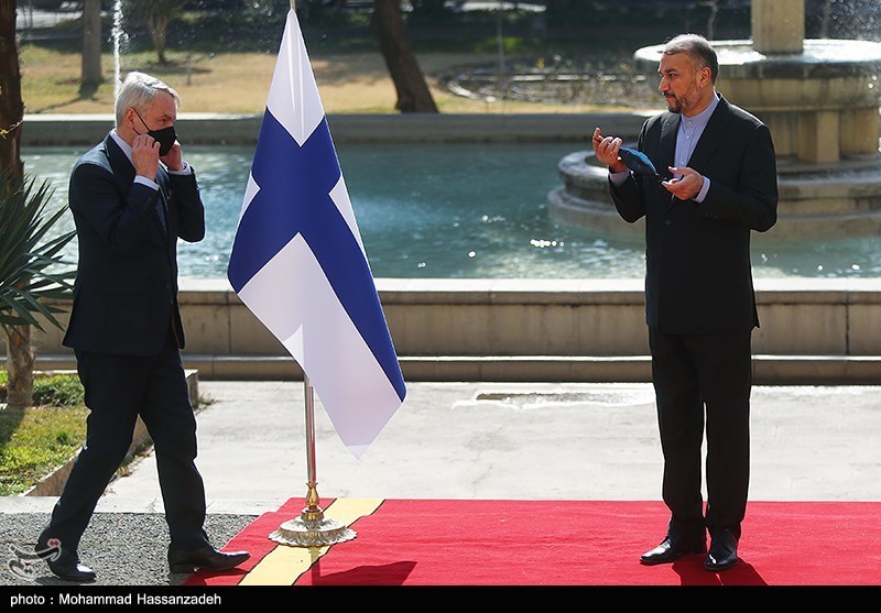 وزرای امور خارجه ایران و فنلاند