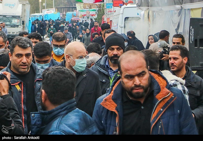 حضور رئیس مجلس بر سر مزار شهید قاسم سلیمانی